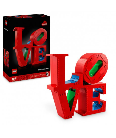 LEGO Art 31214 LOVE - Set de construction pour adultes - Décoration et cadeau pour couples