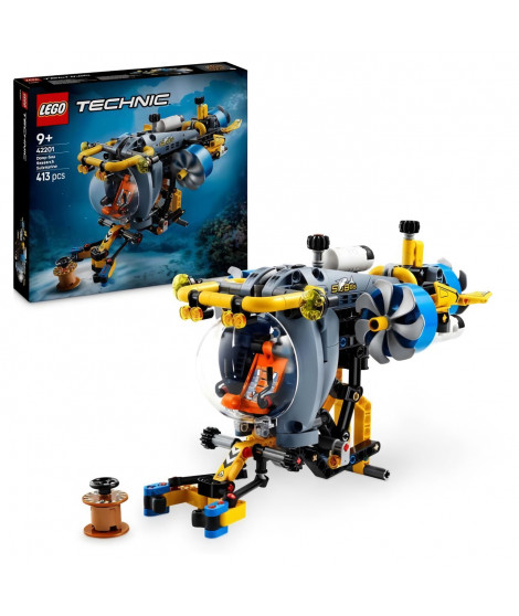 LEGO Technic 42201 Le sous marin de recherche en haute mer - Jeu de construction des 9 ans