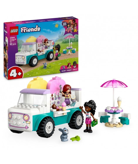 LEGO Friends 42644 Le camion de glaces de Heartlake City - Jeu de construction des 4 ans
