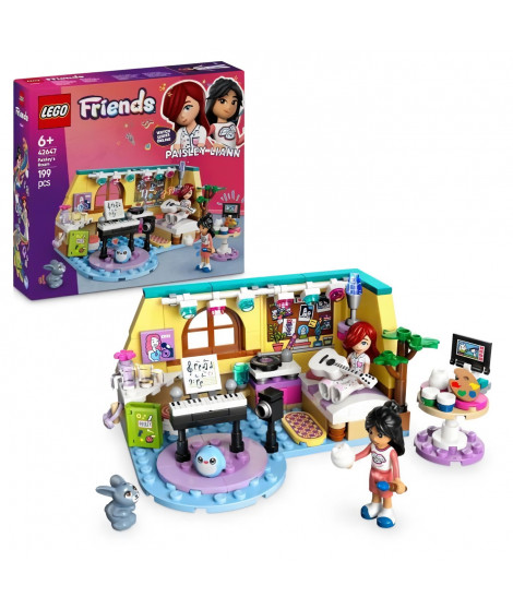 LEGO Friends 42647 La chambre de Paisley - Jouet interactif pour filles de 6 ans et plus