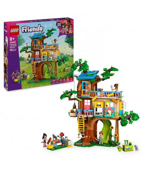 LEGO Friends 42652 La cabane de l'amitié - Jouet de construction pour filles des 8 ans