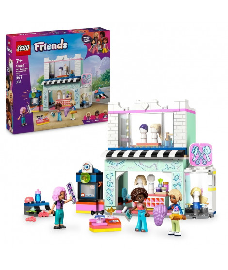 LEGO Friends 42662 Le salon de coiffure et la boutique d'accessoires - Jeu de construction