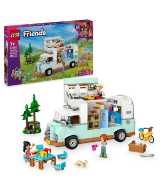 LEGO Friends 42663 Camping-car de l'amitié - Jouet de construction pour filles des 7 ans