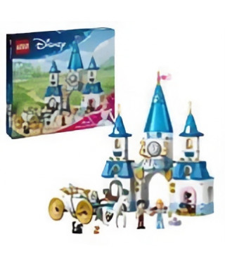LEGO | Disney Princess 43275 Le château de Cendrillon et la caleche - Jeu de rôle 6 ans