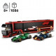 LEGO City 60445 Camion de F1 avec voitures de F1 RB20 et AMR24 - Jeu pour garçon des 8 ans
