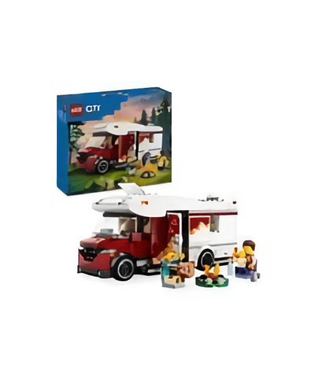 LEGO City 60454 Le camping-car d'aventures - Jeu de construction pour garçon des 6 ans