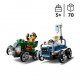 LEGO City 60459 Pack de bolides de course : avion contre lit d'hôpital - Jouet des 5 ans