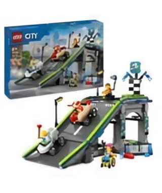 LEGO City 60460 Zéro limite : rampe pour bolides de course - Jeu de construction des 6 ans