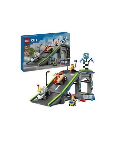 LEGO City 60460 Zéro limite : rampe pour bolides de course - Jeu de construction des 6 ans