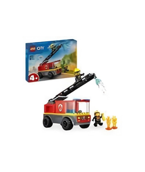 LEGO City 60463 Camion de pompiers avec échelle - Jeu de construction - Enfants des 4 ans
