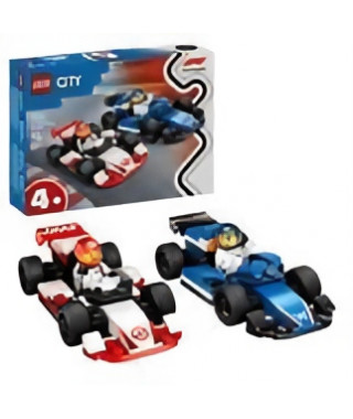 LEGO City 60464 Voitures de course de F1 Williams Racing et Haas F1 - Jouet des 4 ans