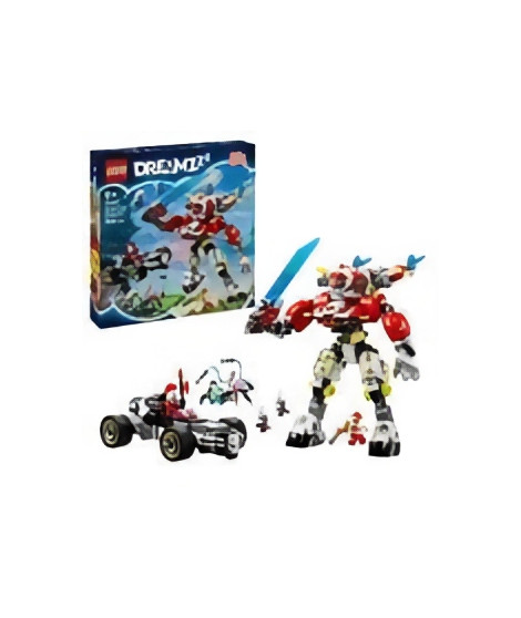 LEGO DREAMZzz 71497 Robot-tigre de Cooper et bolide de Zero - Jouet de construction 3-en-1