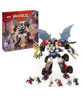 LEGO NINJAGO 71834 Le robot ultra combo de Zane - Jeu de construction 4-en-1 des 9 ans