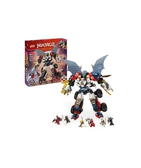 LEGO NINJAGO 71834 Le robot ultra combo de Zane - Jeu de construction 4-en-1 des 9 ans
