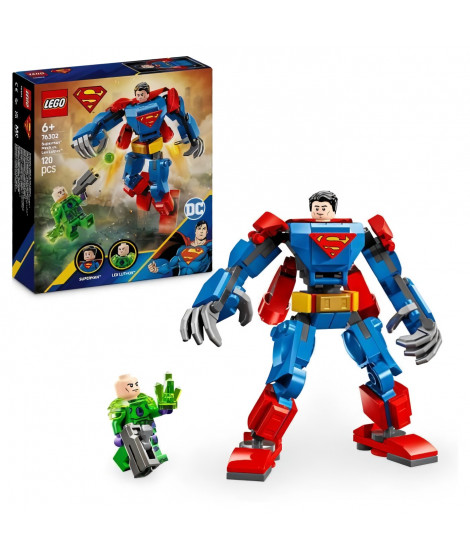 LEGO DC 76302 Le robot de Superman contre Lex Luthor - Jouet super héros des 6 ans
