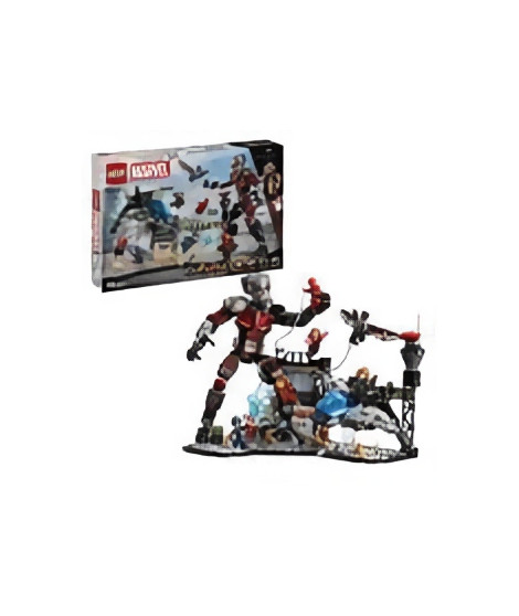 LEGO Marvel 76314 Le combat de Captain America : Civil War - Jouet pour garçon des 10 ans