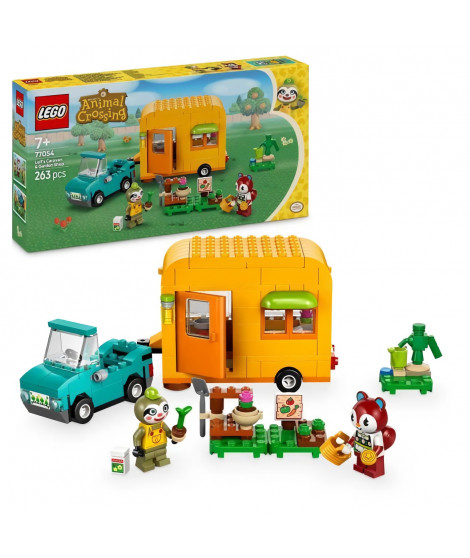 LEGO Animal Crossing 77054 Caravane et stand de jardinage de Racine - Jouet voiture