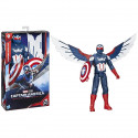 Marvel Studios Captain America Brave New World, figurine Captain America Deluxe de 30 cm