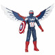 Marvel Studios Captain America Brave New World, figurine Captain America Deluxe de 30 cm