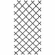 Treillis extensible - NATURE - En plastique Anthracite - 100 x 200 cm