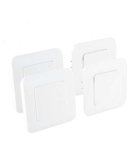 Lot de 2 kits interrupteurs va-et-vient sans fil - DIO CONNECTED HOME - DiO 1.0 - Blanc