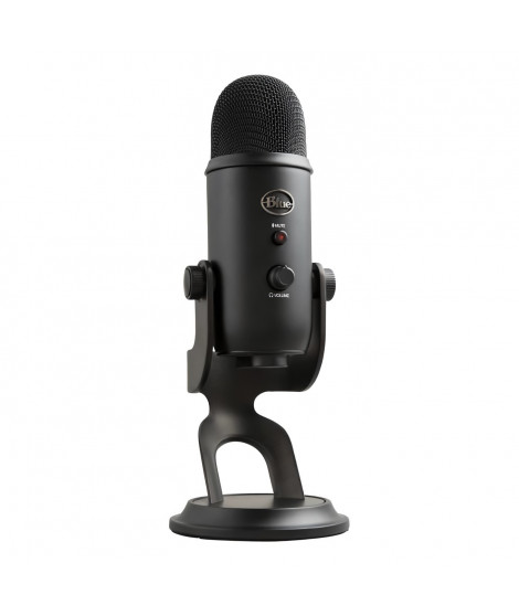Microphone Blue Microphones USB Yeti Noir, Plug & Play sur PC et Mac