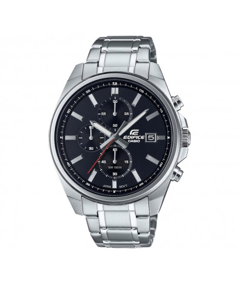 CASIO Edifice Montre EFV-610D-1AVUEF - Acier - Noir