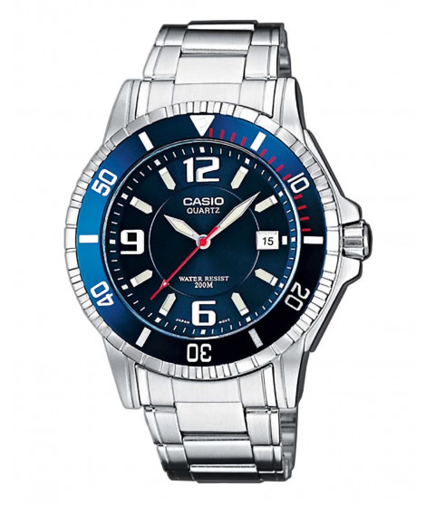 CASIO - Montre en acier inoxydable - BASIC - Gris