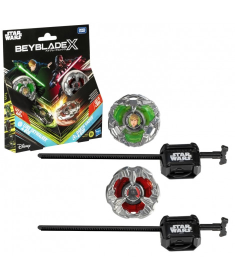 Beyblade X et Star Wars, Collab Luke Skywalker 4-80B vs. Darth Vader 4-60B, multipack