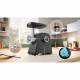 Hachoir a viande Série 4 - BOSCH - MFWS430B - 3 grilles de hachoir - Marche arriere - Noir