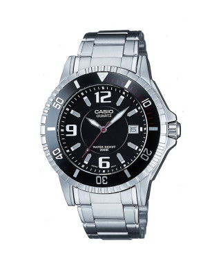 CASIO - Montre en acier inoxydable - BASIC - Gris