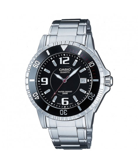 CASIO - Montre en acier inoxydable - BASIC - Gris