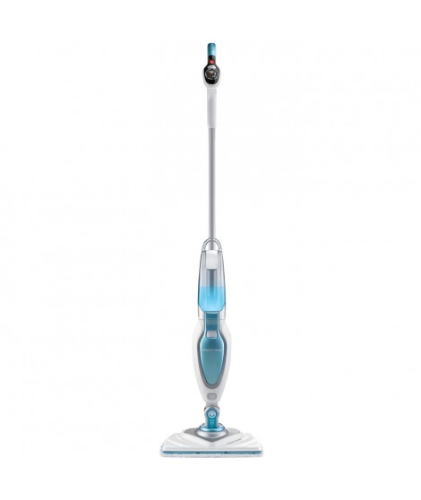 BLACK & DECKER FSM1630-QS - Balai vapeur Tete delta - 1600 W - 4 accessoires - Blanc / Bleu