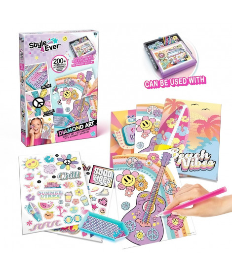 Canal Toys - STYLE 4 EVER - Kit de Diamant'art - Compatible avec le Diamond Art LED case - OFG 321