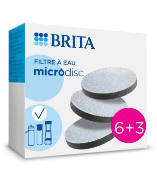 Pack de 6+3 filtres a eau - BRITA - MicroDisc