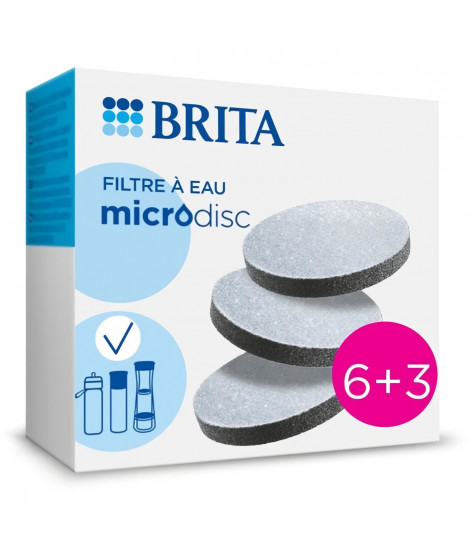 Pack de 6+3 filtres a eau - BRITA - MicroDisc