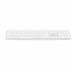 Clavier sans fil Bluetooth - BLUESTORK -  MAC - Full size - Compatible Mac - Blanc