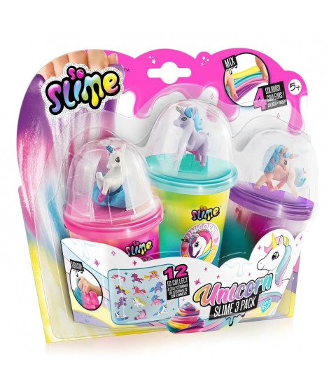 Canal Toys - So Slime - Collectible 3 pack Licorne - SSC 269 - Canal Toys