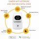 Caméra de surveillance - KONYKS - CAMINI CARE 2 - Intérieur - Wifi avec sirene et bouton d'appel vidéo