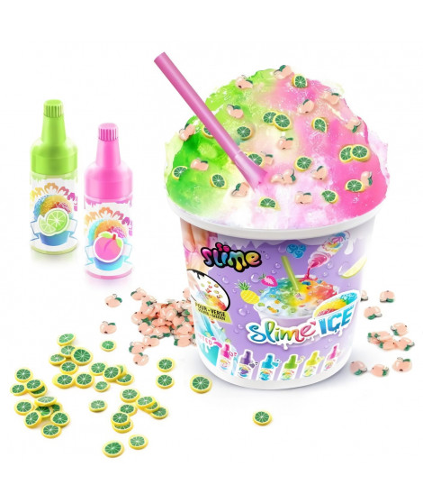 Canal Toys - SO SLIME DIY - Slime Ice Mega Cup - Avec 2 colorants parfumés, 1 cuillere et des décorations - SSC 300
