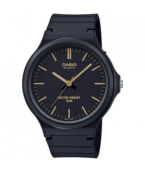 Montre - CASIO - MW-240-1E2VEF - Noir - Résine - Étanchéité 5 bars