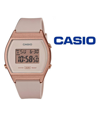 Montre Femme CASIO Collection Rose - Étanche 3 ATM - Chronometre - Compte a rebours - Alarme