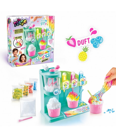 Canal Toys - SO SLIME DIY - Slime Ice Machine- Avec 1 machine, 3 colorants parfumés, des accessoires et décorations - SSC 310