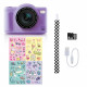 Canal Toys - Photo Creator -Appareil Photo Numérique Pop Couleur Violet- Avec carte SD 32Go incluse