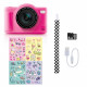 Canal Toys - Photo Creator -Appareil Photo Numérique Pop Couleur Rose- Avec carte SD 32Go incluse