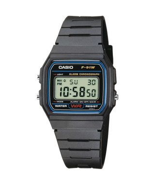 Montre - Casio - Vintage - Noir - Digital - Résine - Étanchéité WR ISO 22810