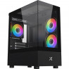 Boîtier PC - XIGMATEK - Alphard M - Mini tour - M-ATX - Verre trempé - ARGB - Noir