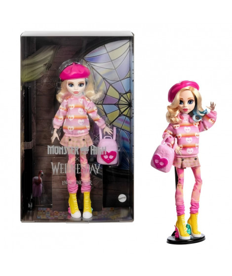 Monster High-Enid Sinclair-Poupée en tenue rose avec accessoires - Monster High - HXJ05