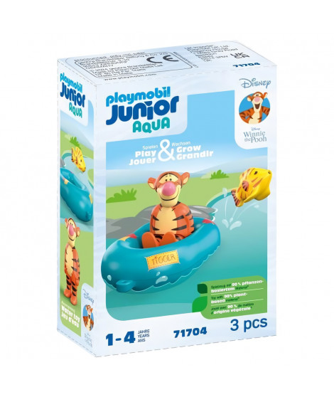 PLAYMOBIL JUNIOR 71704 Junior & Disney : Tigrou  avec canot