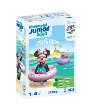 PLAYMOBIL JUNIOR 71706 Junior & Disney : Minnie avec bouée